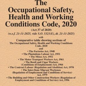 Law & Justice's The Occupational Safety, Health and Working Conditions Code, 2020 Bare Act