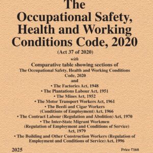 Law & Justice's The Occupational Safety, Health and Working Conditions Code, 2020 Bare Act