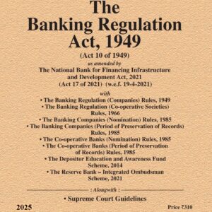 Law & Justice's The Banking Regulation Act, 1949 Bare Act