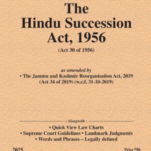 Law & Justice's The Hindu Succession Act, 1956 Bare Act