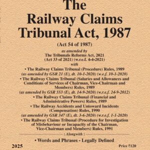 Law & Justice's The Railways Claims Tribunal Act, 1987 Bare Act