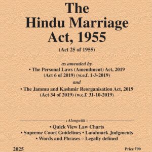 Law & Justice's The Hindu Marriage Act, 1955 Bare Act
