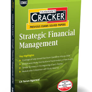 Taxmann’s Strategic Financial Management (SFM) Cracker for CMA Final Group III Paper 14 Dec. 2026 Exam