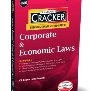 Taxmann’s Corporate & Economic Laws (CEL) Cracker for CMA Final Group III Paper 13 Dec. 2026 Exam