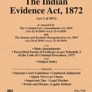 Law & Justice's The Indian Evidence Act, 1872 Bare Act