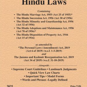 Law & Justice's Hindu Laws Bare Act