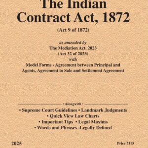 Law & Justice's The Indian Contract Act, 1872 Bare Act