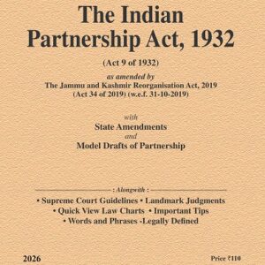 Law & Justice's The Indian Partnership Act, 1932 Bare Act 2026
