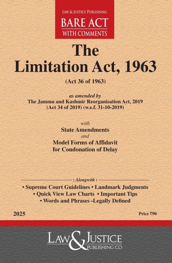 Law & Justice's The Limitation Act, 1963 Bare Act