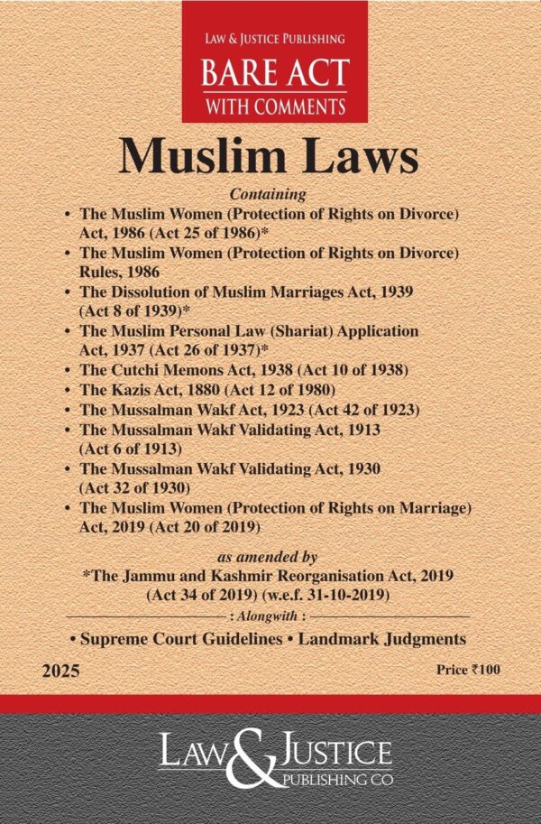 Law & Justice's Muslim Laws Bare Act