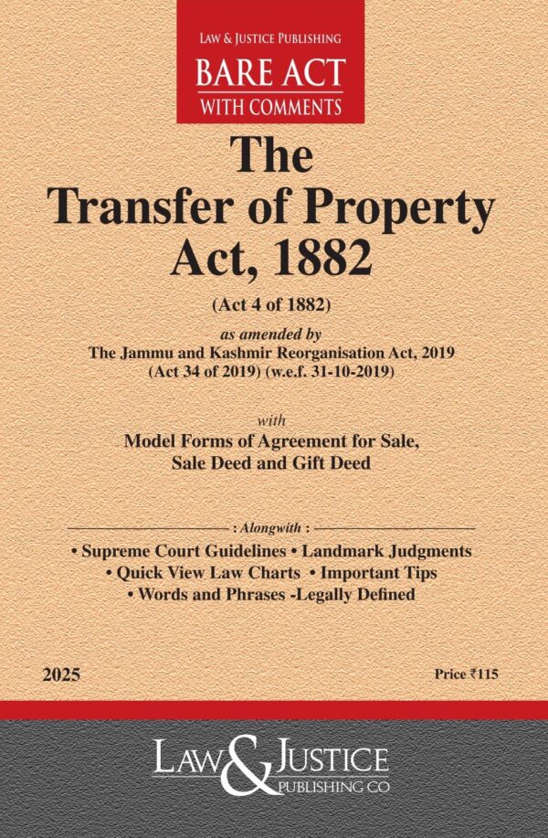 Law & Justice's The Transfer of Property Act, 1882 | TP