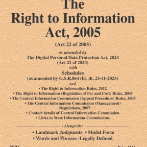 Law & Justice's The Right to Information Act, 2005 [RTI] Bare Act 2026
