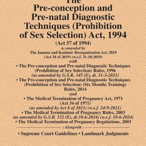 Law & Justice's The Pre-conception and Pre-natal Diagnostic Techniques (Prohibition of Sex Selection) Act, 1994 Bare Act 2026| PCPNDT