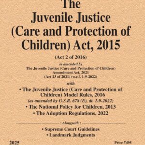 Law & Justice's Juvenile Justice (Care and Protection of Children) Act, 2015 Bare Act | JJ Act