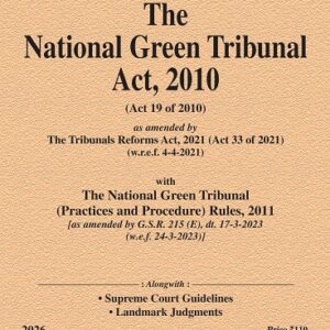 Law & Justice's The National Green Tribunal Act, 2010 [NGT] Bare Act 2026