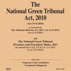Law & Justice's The National Green Tribunal Act, 2010 [NGT] Bare Act