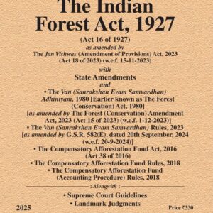 Law & Justice's The Indian Forest Act, 1927 Bare Act