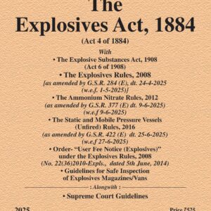 Law & Justice's The Explosives Act, 1884 Bare Act