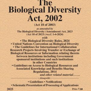 Law & Justice's The Biological Diversity Act, 2002 Bare Act
