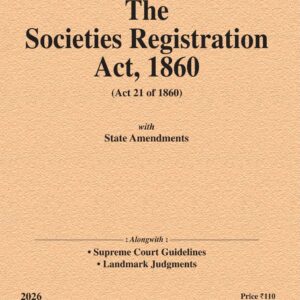 Law & Justice's The Societies Registration Act, 1860 Bare Act 2026