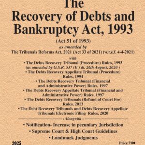 Law & Justice's The Recovery of Debts and Bankruptcy Act, 1993 Bare Act