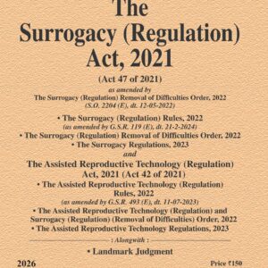 Law & Justice's The Surrogacy (Regulation) Act, 2021 Bare Act 2026