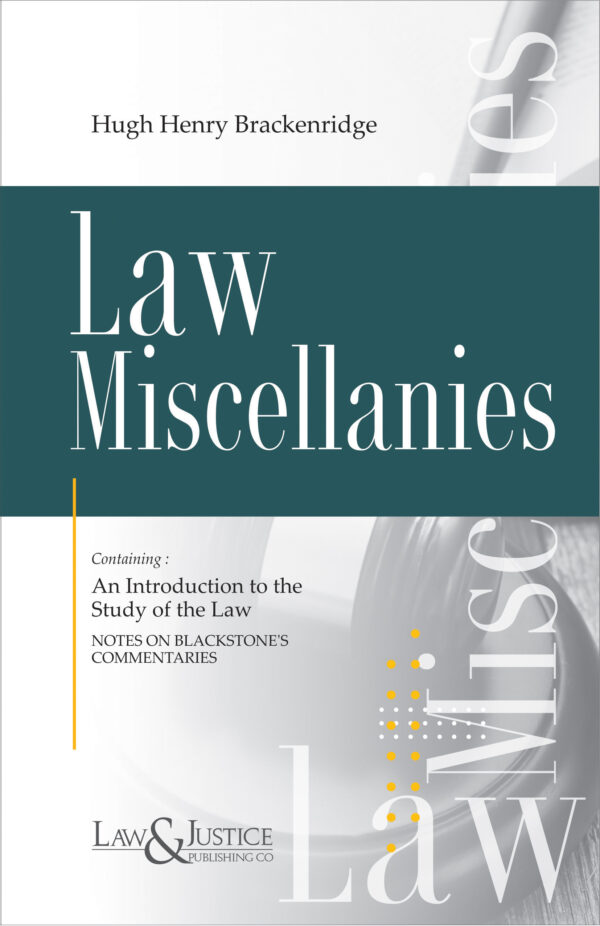 Law & Justice's Law Miscellanies
