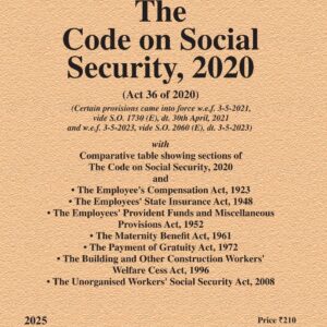 Law & Justice's The Code on Social Security, 2020 Bare Act