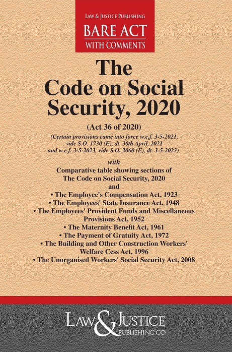 Law & Justice's The Code on Social Security, 2020 Bare Act 2026
