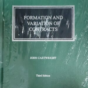 Sweet & Maxwell's Formation and Variation of ContractsFormation and Variation of Contracts