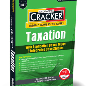 Taxmann’s Taxation Cracker for CA Inter Group I Paper 3 January 2027 Exams