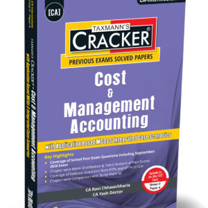 Taxmann’s Cost & Management Accounting (CMA) Cracker for CA Inter Group II Paper 4 Jan./May 2027 Exams