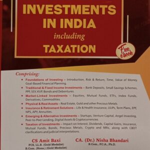 Tax Publisher’s A Guide To Investments In India Including Taxation