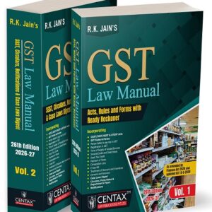 R. K. Jain's GST Law Manual [2 Vols. 2026-27]