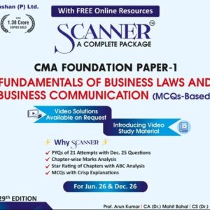 Shuchita Prakashan’s Fundamentals of Business Laws and Business Communication (FBLC) Scanner for CMA Foundation Paper 1 June 2026 Exam