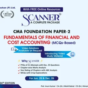 Shuchita Prakashan’s Fundamentals of Financial and Cost Accounting (FFCA) Scanner for CMA Foundation Paper 2 June 2026 Exam