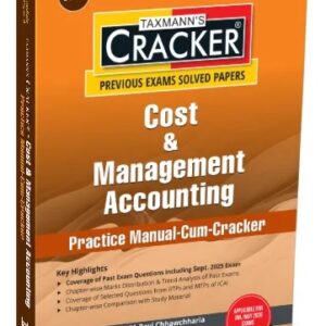 Taxmann’s Cost & Management Accounting (CMA) Cracker for CA Inter Group II Paper 4 Jan./May 2026 Exams