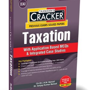 Taxmann’s Taxation Cracker for CA Inter Group I Paper 3 Jan./May 2026 Exams