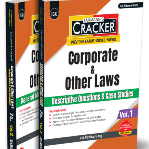 Taxmann’s Corporate & Other Laws Cracker for CA Inter Group I Paper 2 for September 2026/ January 2027 Exams [In 2 Vols.]
