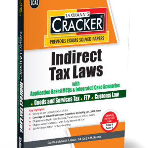 Taxmann’s Indirect Tax Laws (IDT) Cracker for CA Final Group II Paper 5 May/September 2026 Exams