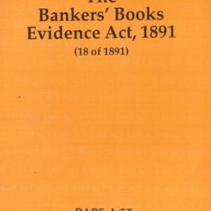 Professional's The Bankers Books Evidence Act, 1891 Bare Act 2026