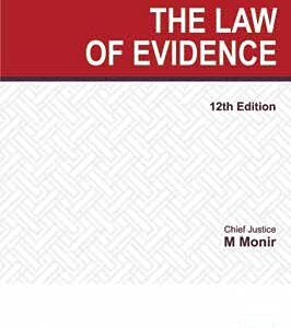 Textbook on The Law of Evidence by Chief Justice M Monir