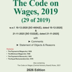 Bharat's The Code on Wages, 2019 Bare Act
