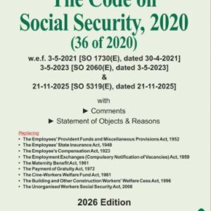 Bharat's The Code on Social Security, 2020 Bare Act 2026