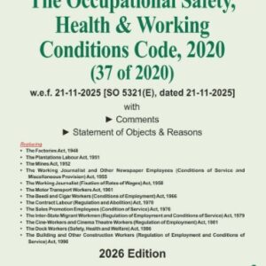 Bharat's The Occupational Safety, Health and Working Conditions Code, 2020 Bare Act