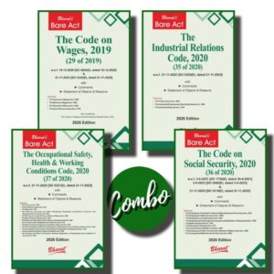 Bharat's New Labour Code Bare Act Combo [Edn. 2026]