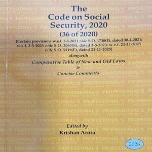 Professional's The Code on Social Security, 2020 Bare Act