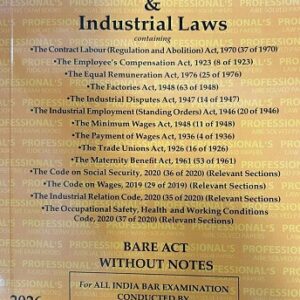 Professional’s Labour & Industrial Laws Bare Act
