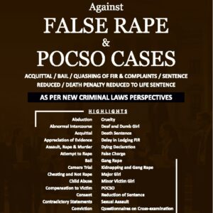 Whitesmann's Acquittal & Defence Against False Rape & POCSO Cases