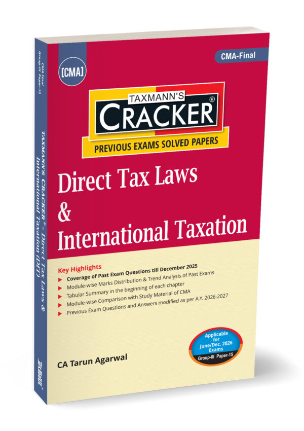 Taxmann’s Direct Tax Laws and International Taxation (DIT) Cracker for ...